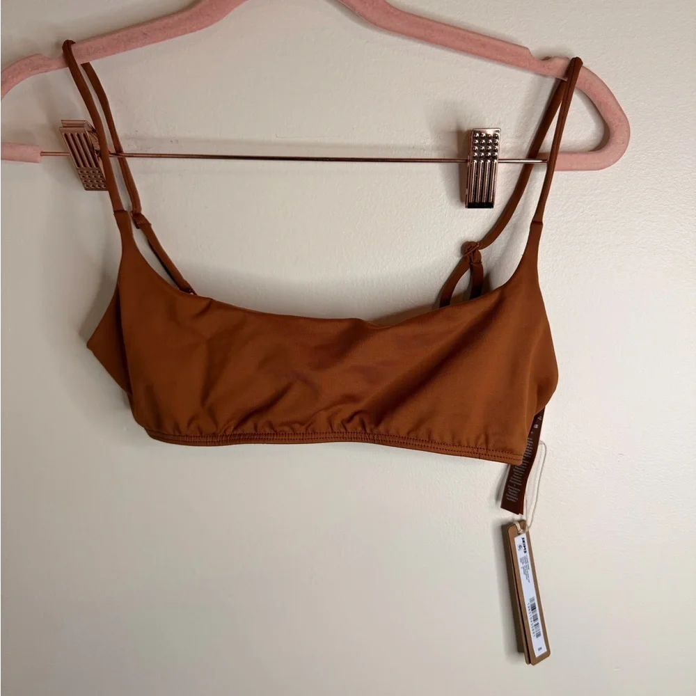 SKIMS Copper Swim Top NWT